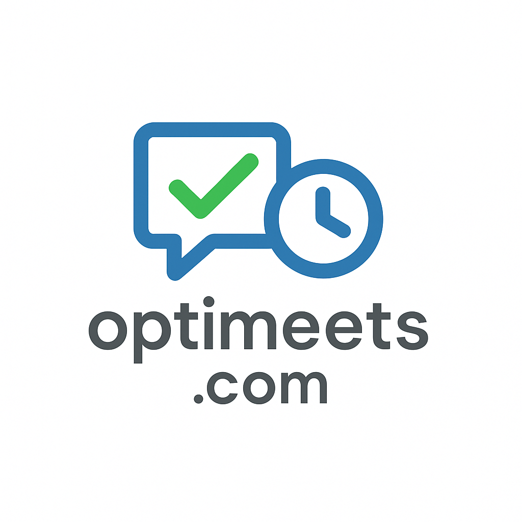 Optimeets Professional Meeting Agenda Creator Logo